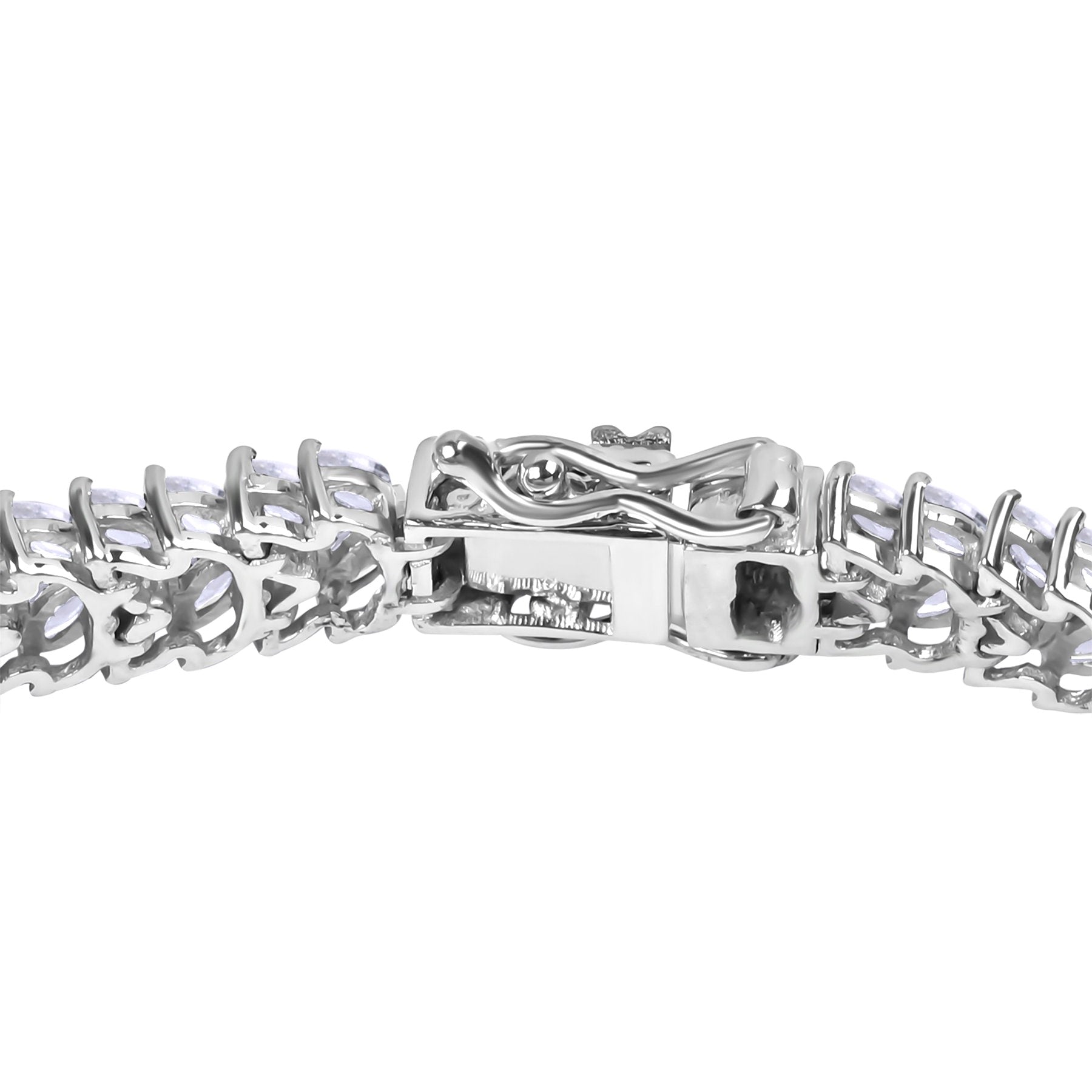 Moissanite Marquise Bracelet – 925 Sterling Silver